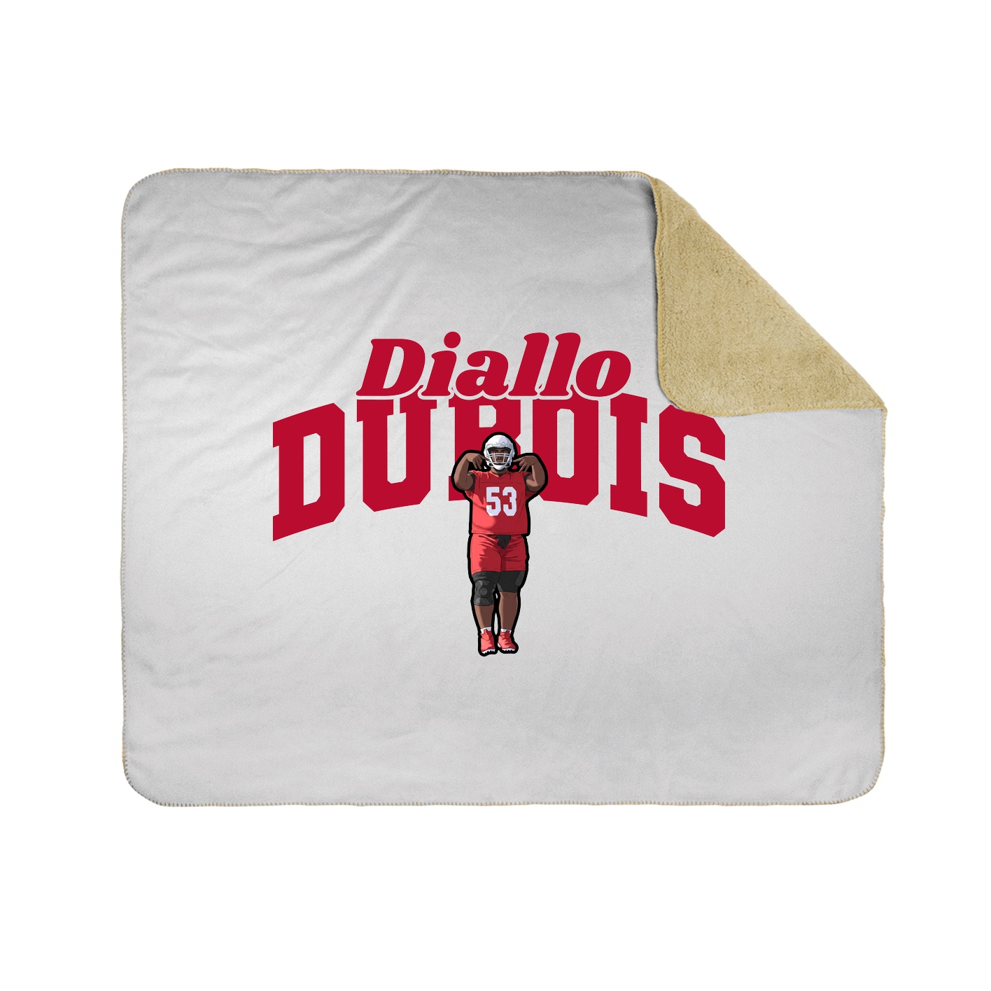 Throw Blanket — Signature Arch in White
