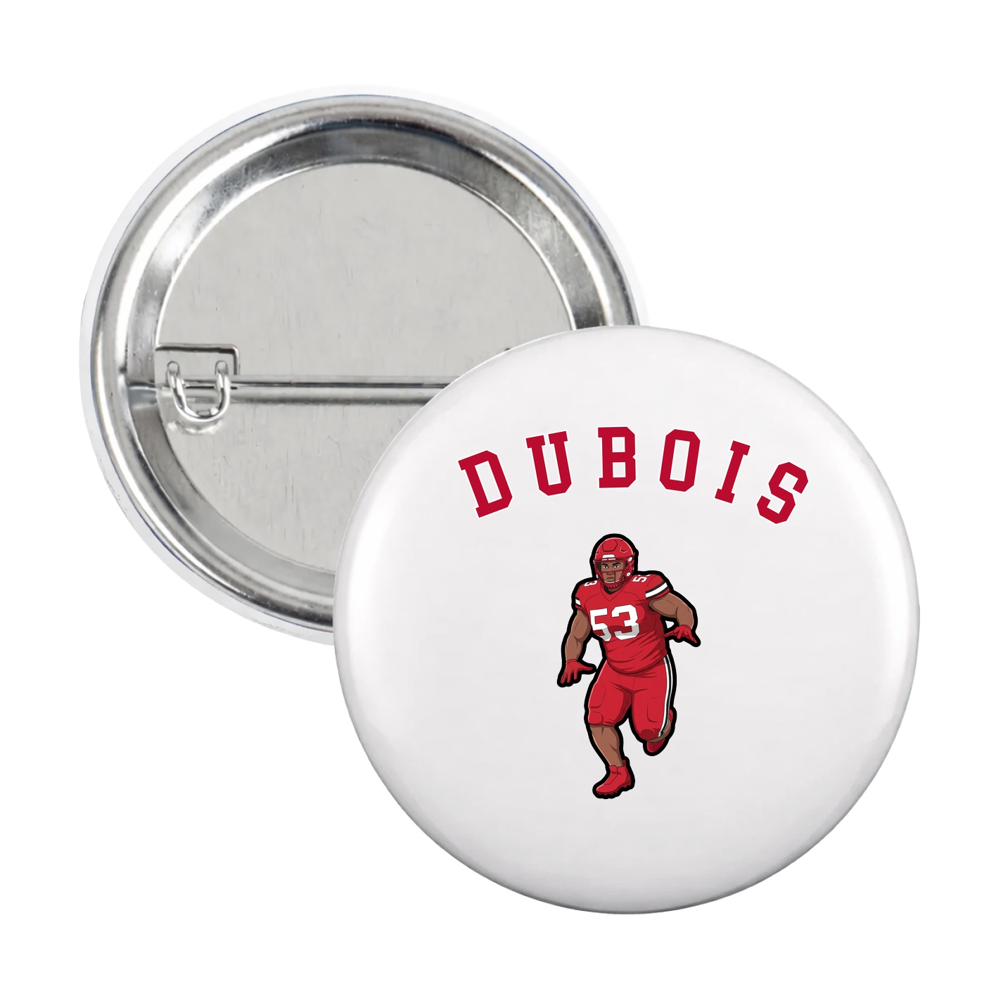 Game Day Button — Shirsey Arch in White