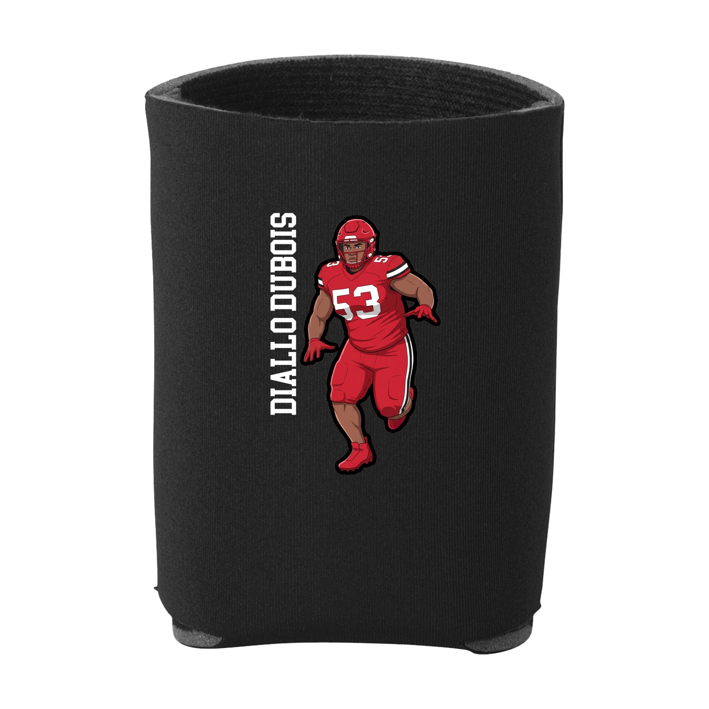 Can Holder — Name Vertical in Black