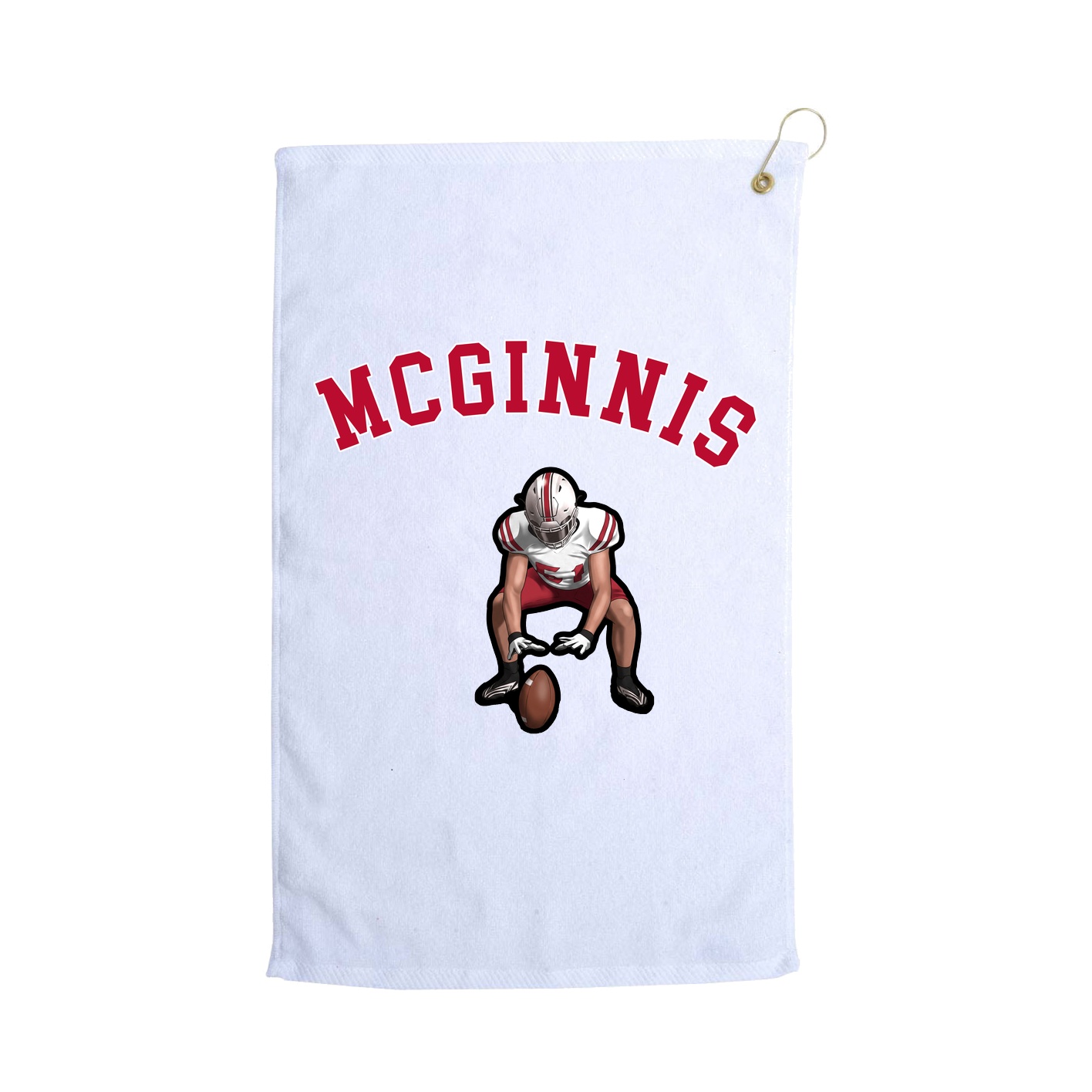 Golf Towel — Shirsey Arch in White