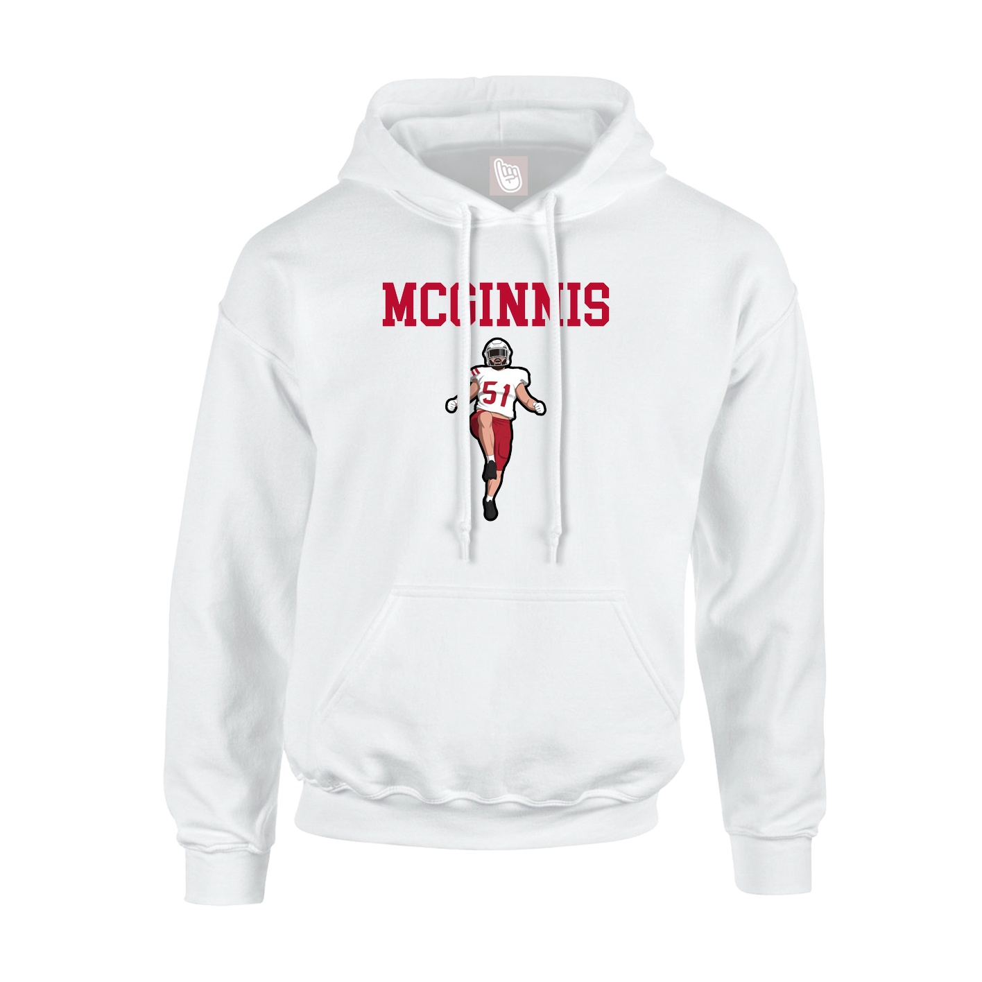 Youth Hoodie — Shirsey in White