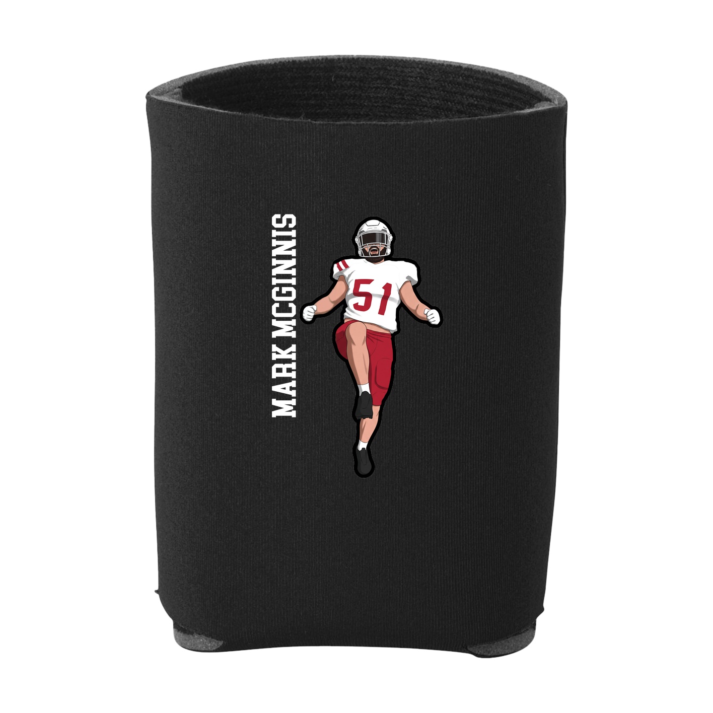 Can Holder — Name Vertical in Black