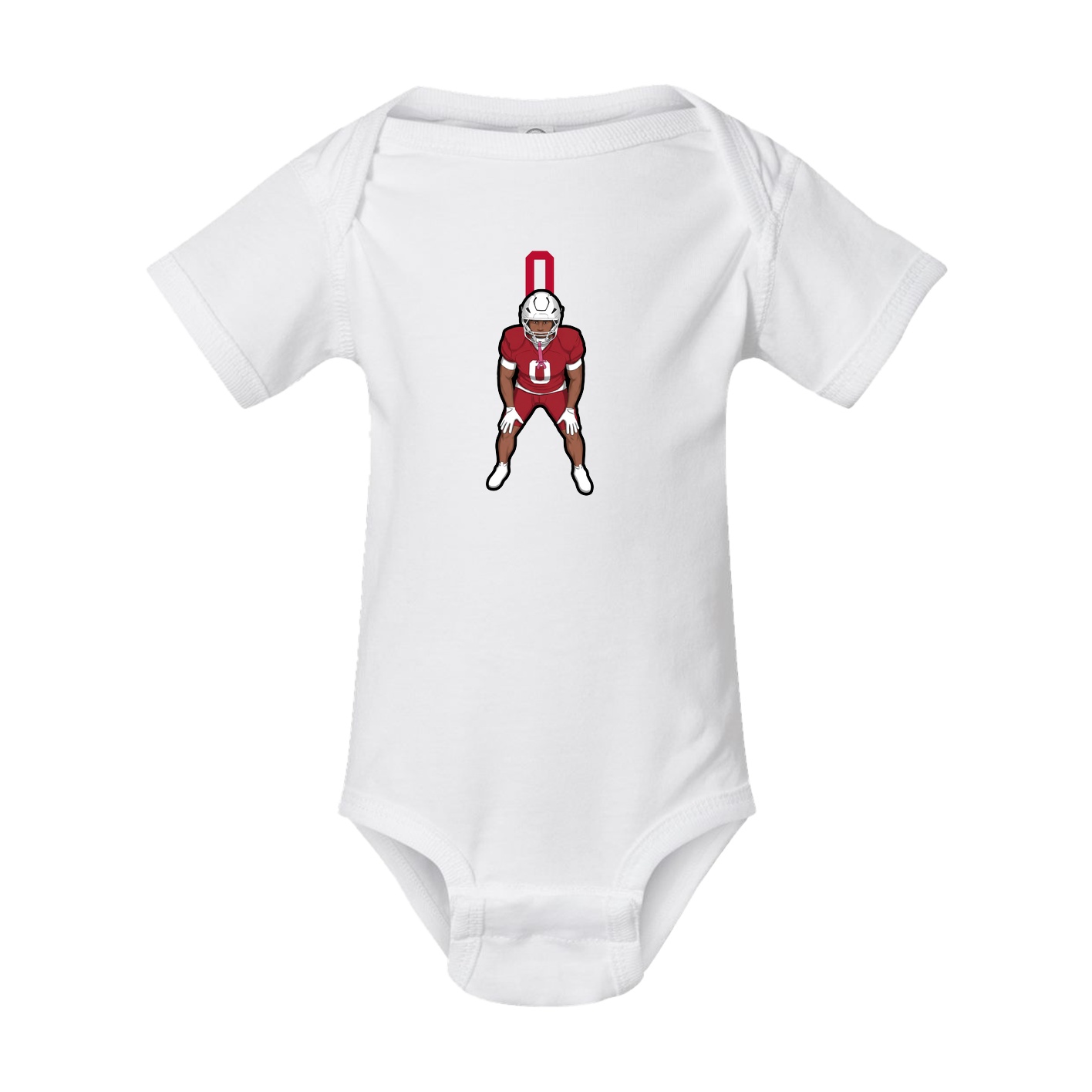 Baby Onesie — Number Top in White