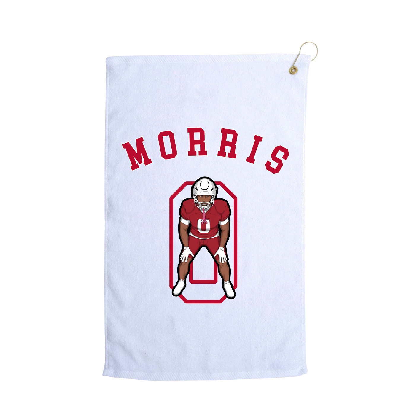 Golf Towel — Shirsey Arch in White