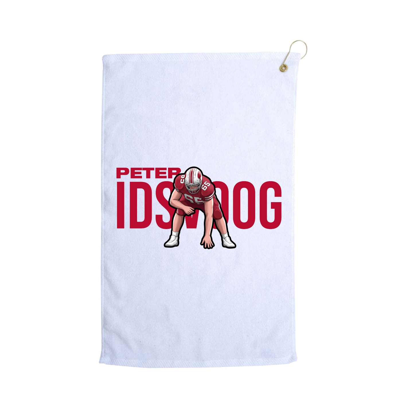 Golf Towel — Player Name in White