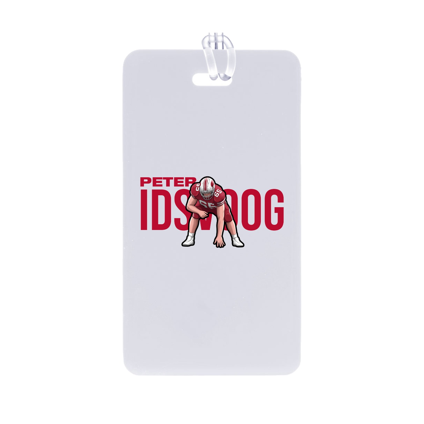 Bag Tag — Player Name in Classic