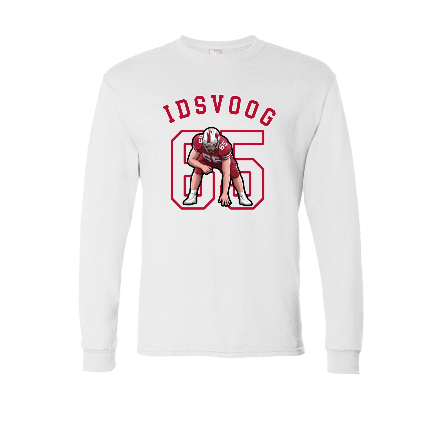 Long Sleeve Tee — Shirsey Arch in White