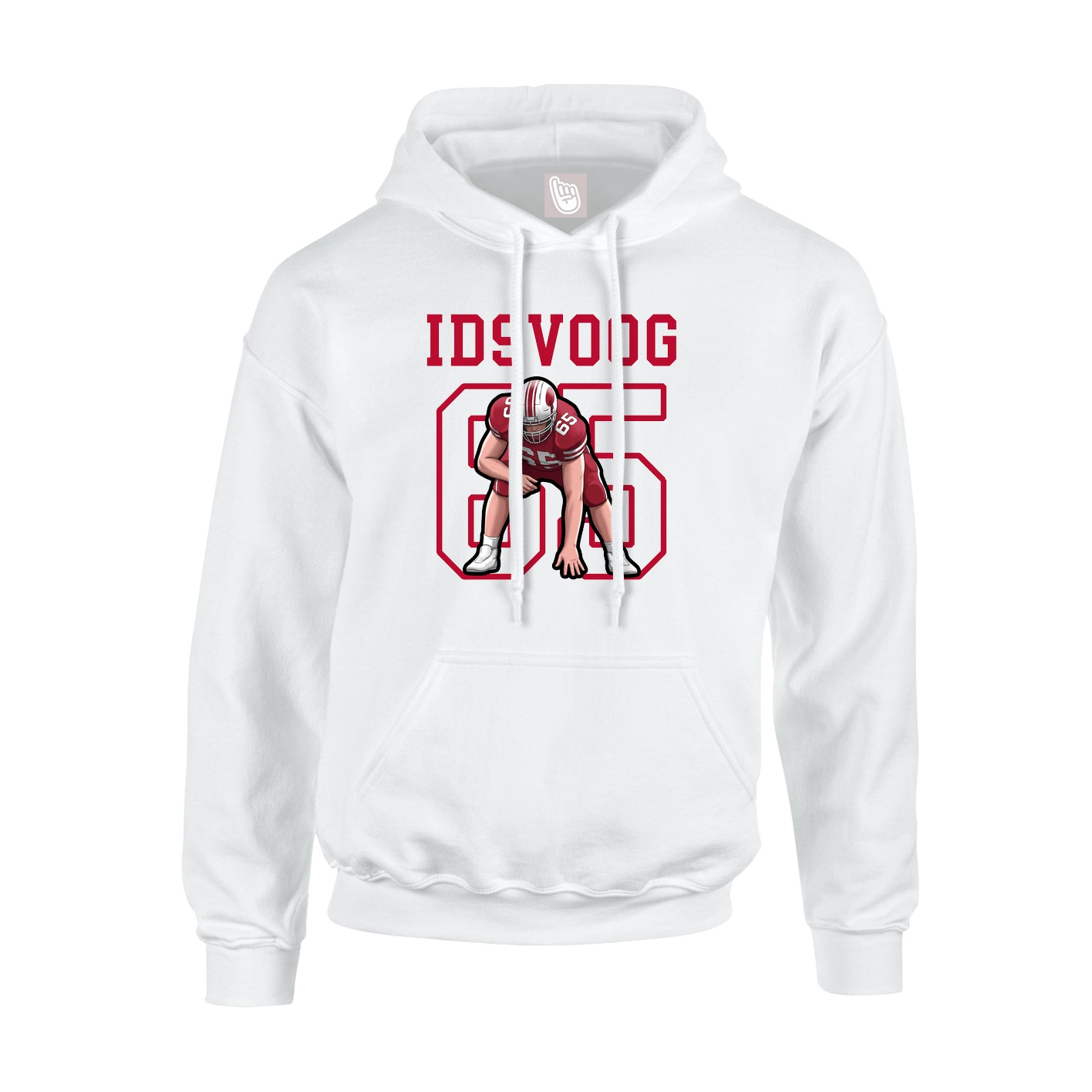 Youth Hoodie — Shirsey in White