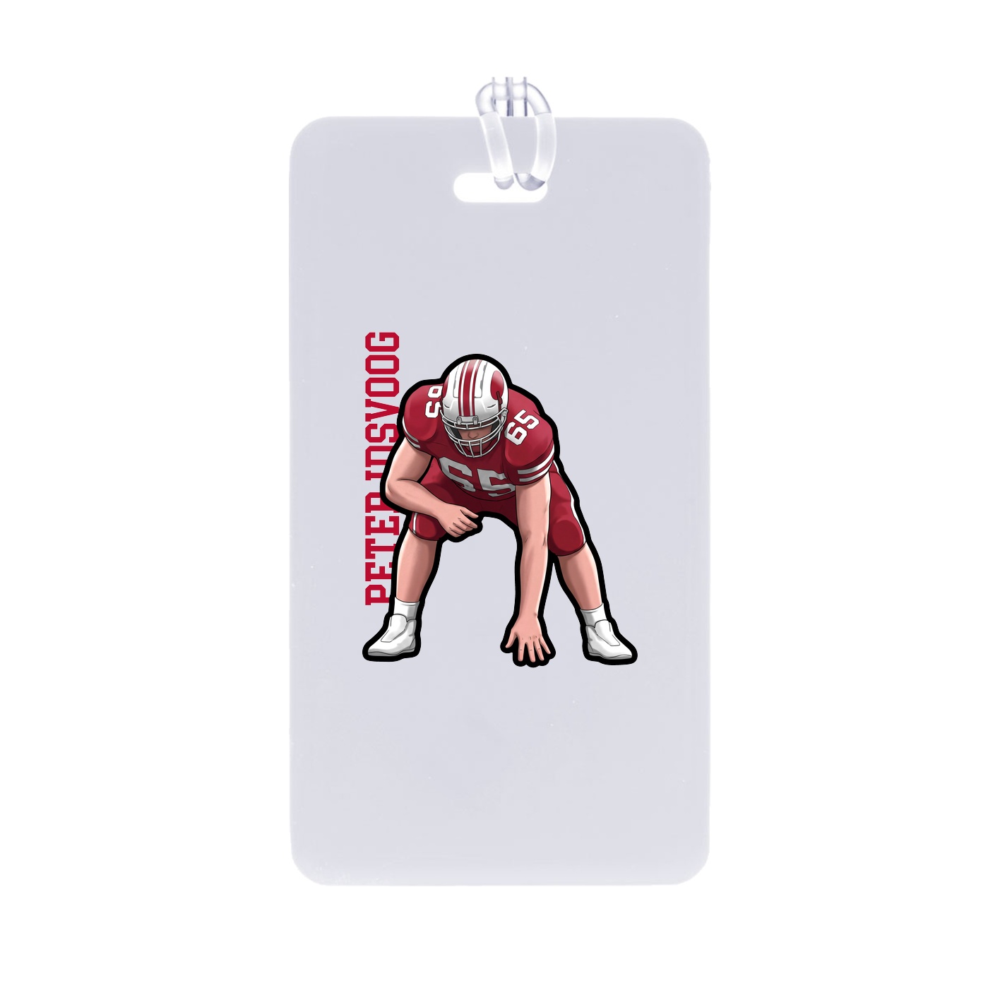 Bag Tag — Name Vertical in Classic