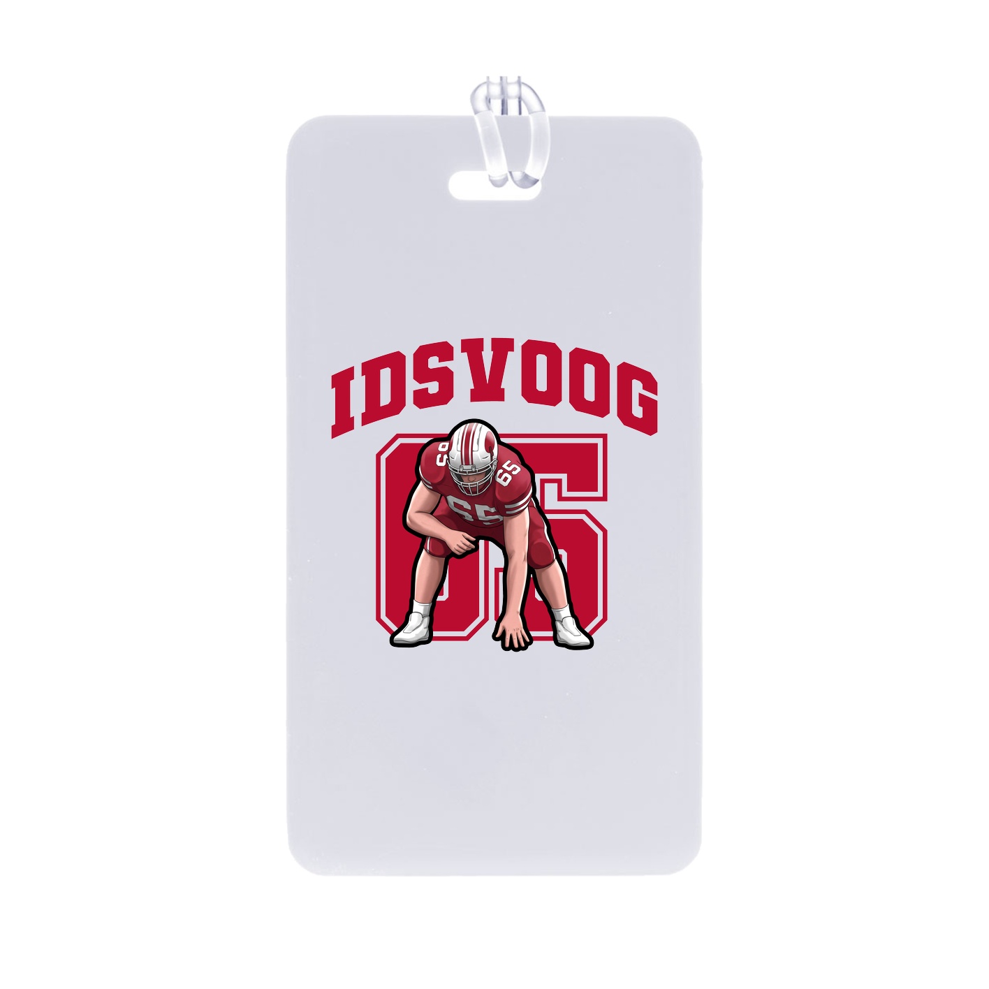 Bag Tag — Number in Classic