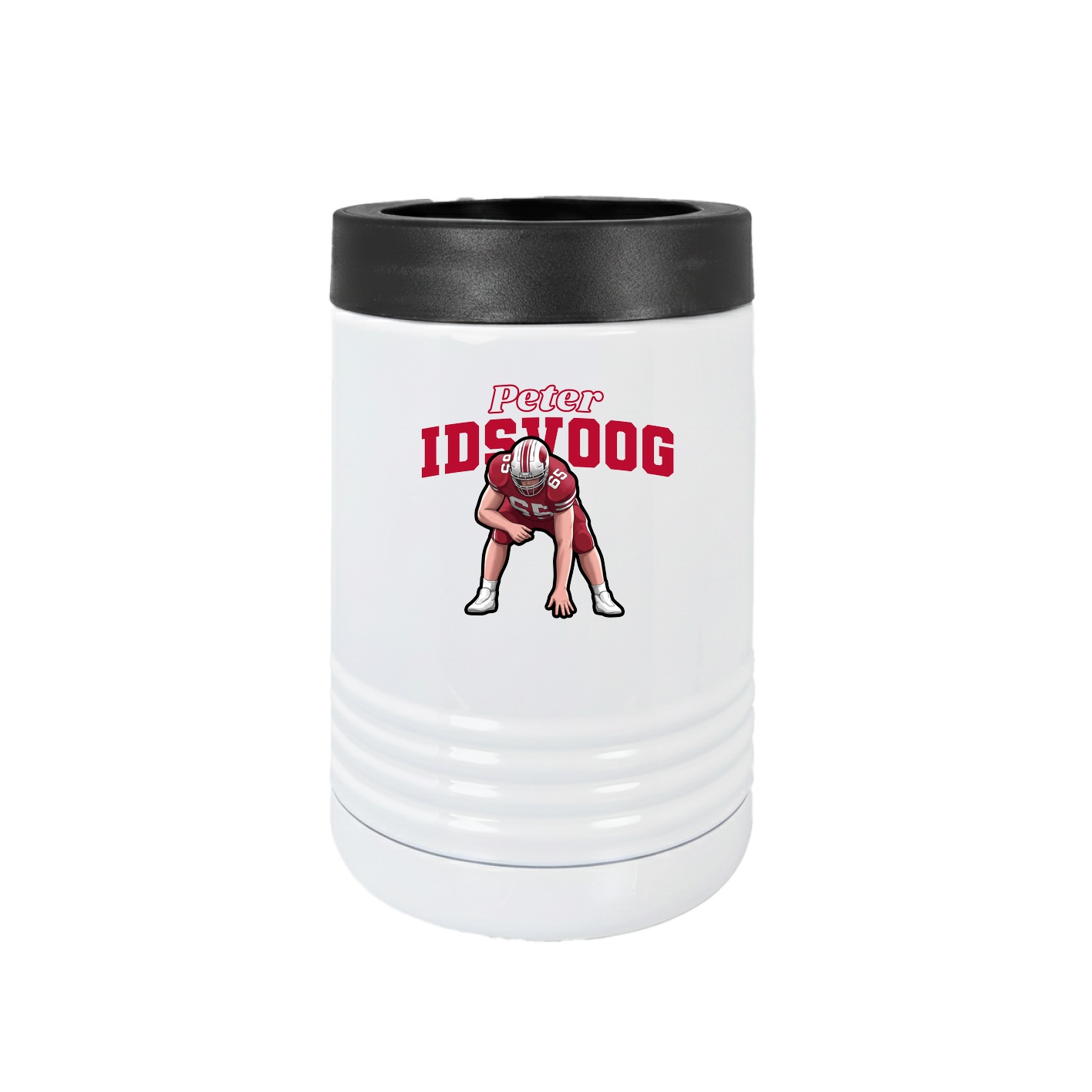 Beverage Holder — Name Arch in White
