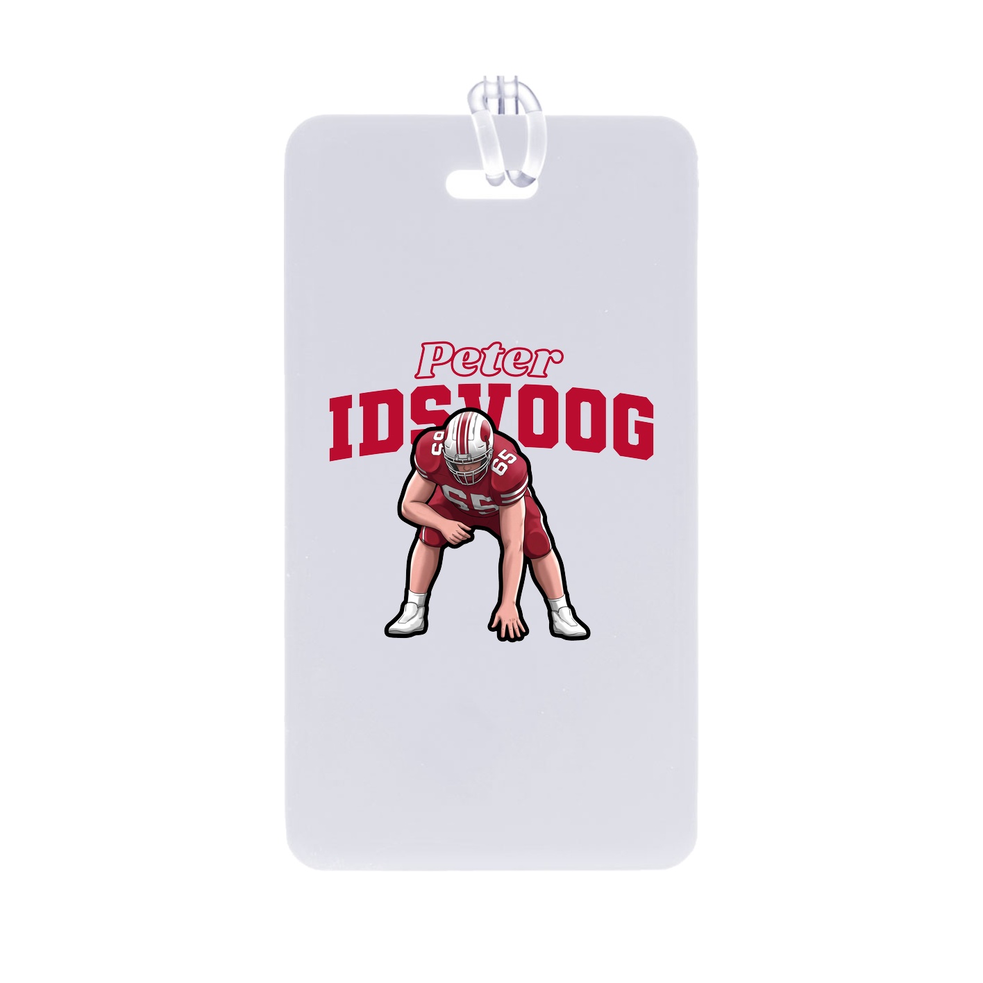 Bag Tag — Name Arch in Classic