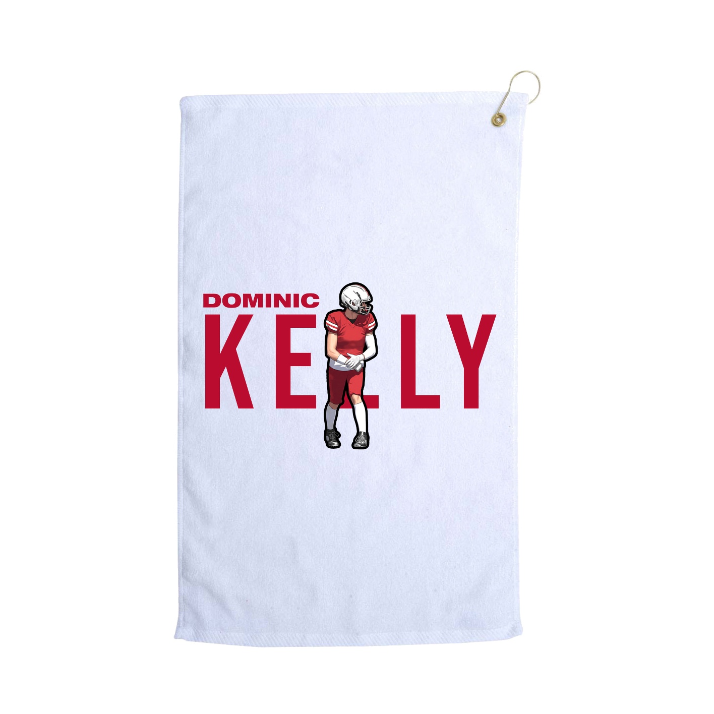 Golf Towel — Player Name in White