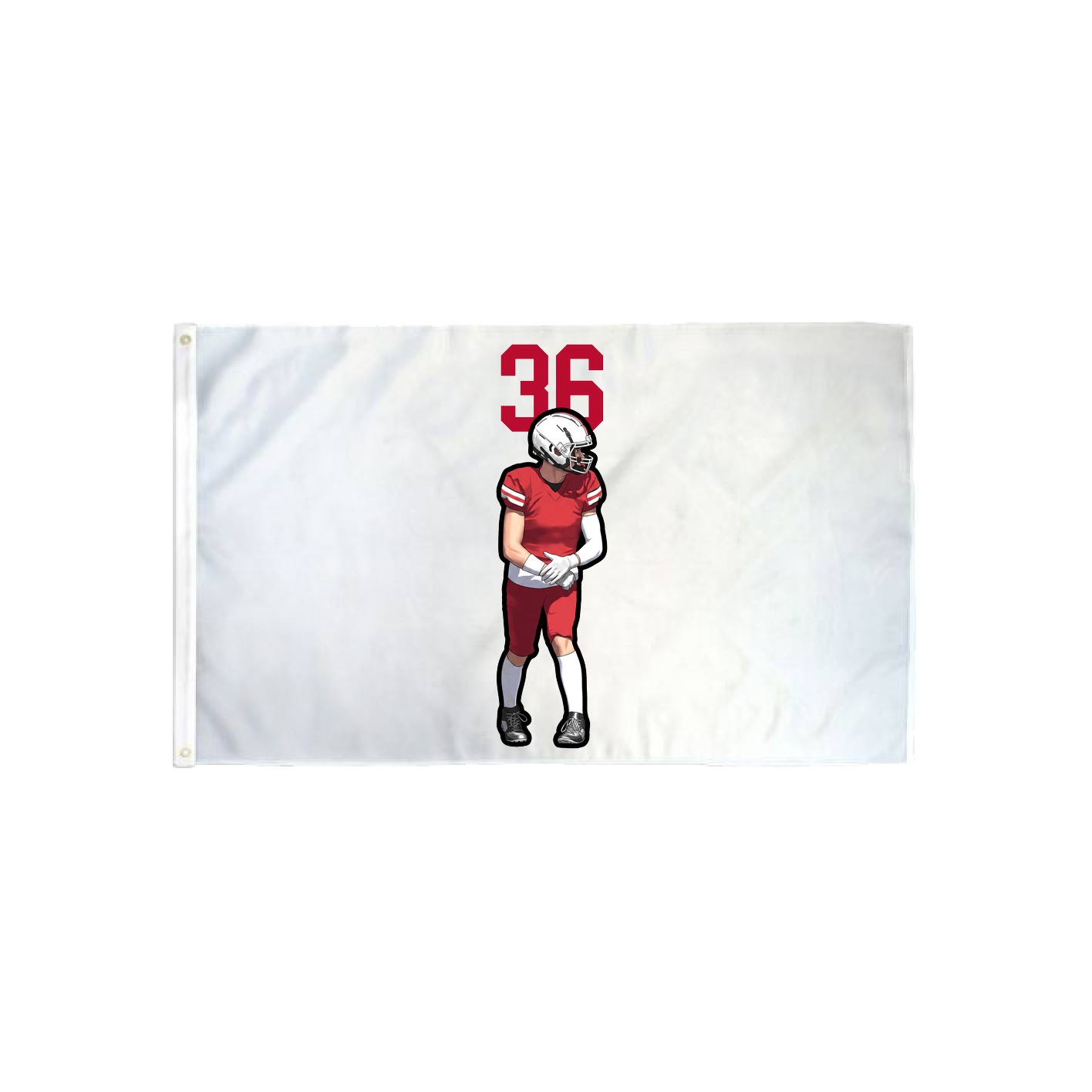 3x5 Flag — Number Top in Classic