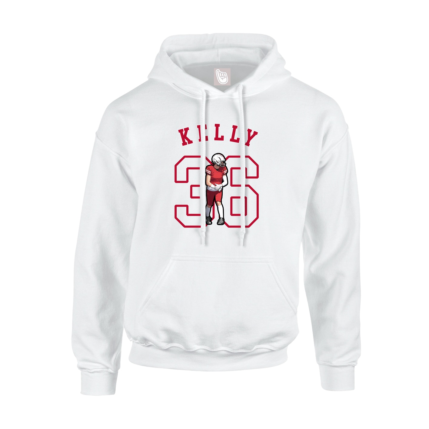 Hoodie — Shirsey Arch in White