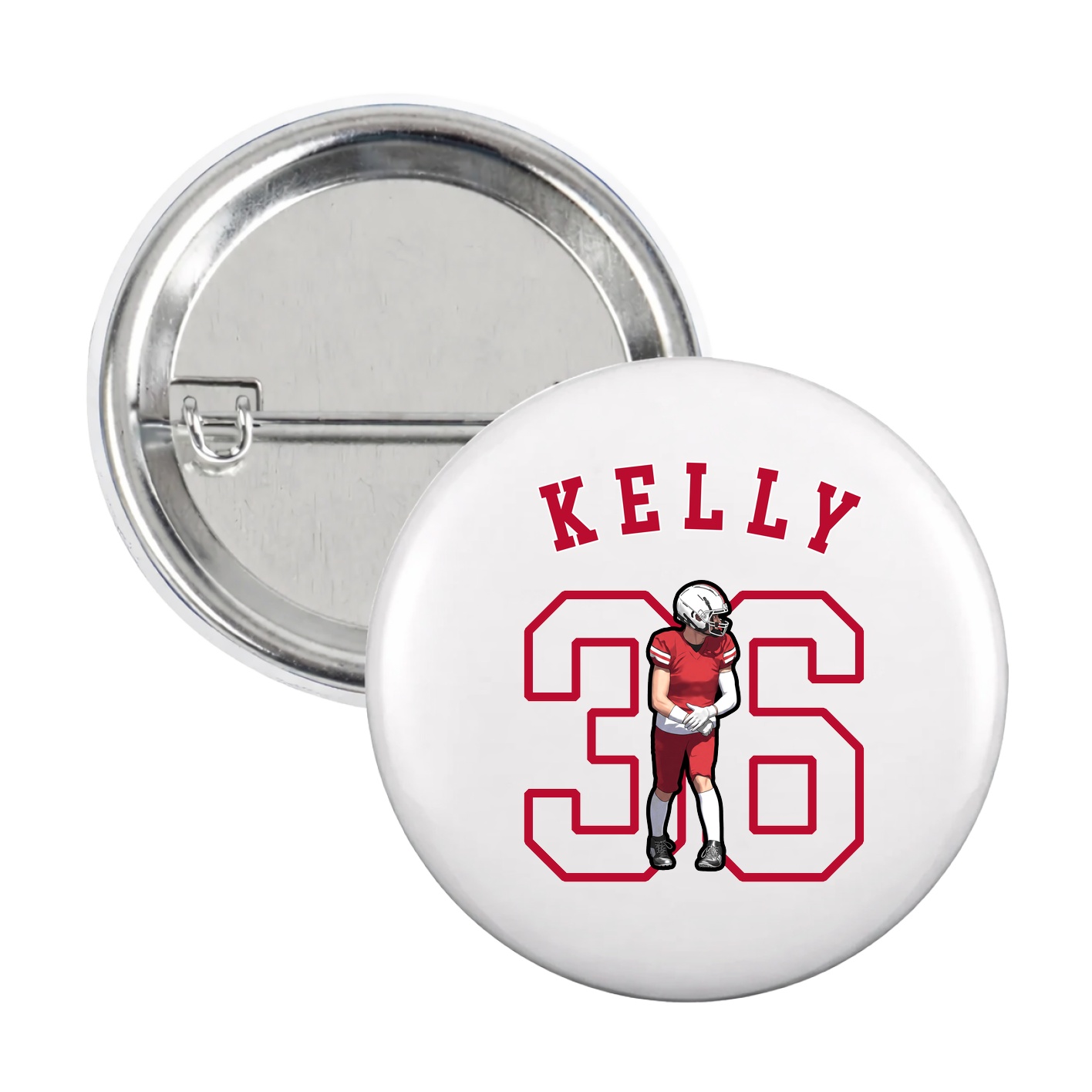 Game Day Button — Shirsey Arch in White