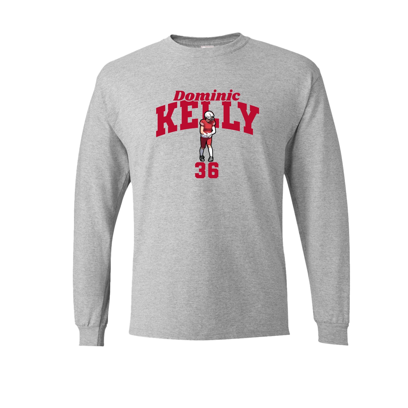 Long Sleeve Tee — Signature Arch in Grey
