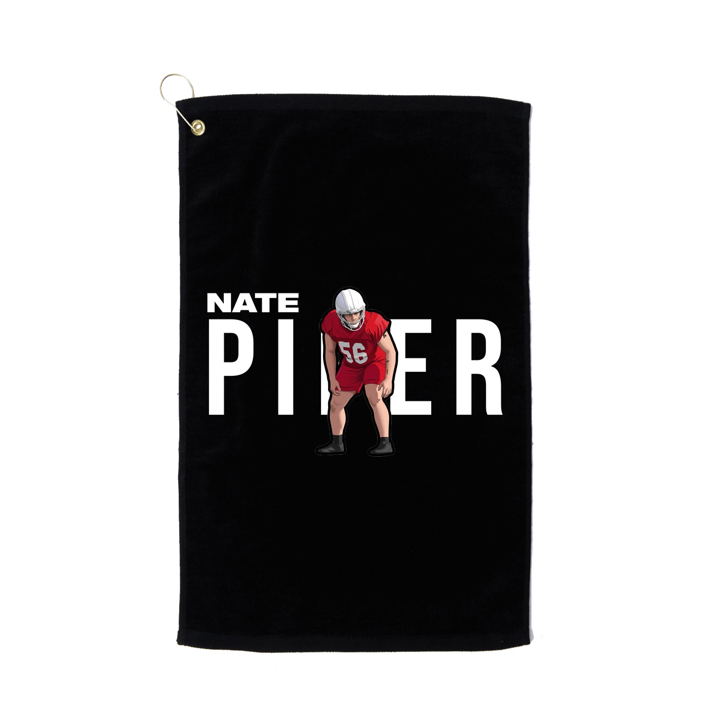 Golf Towel — Player Name in Black
