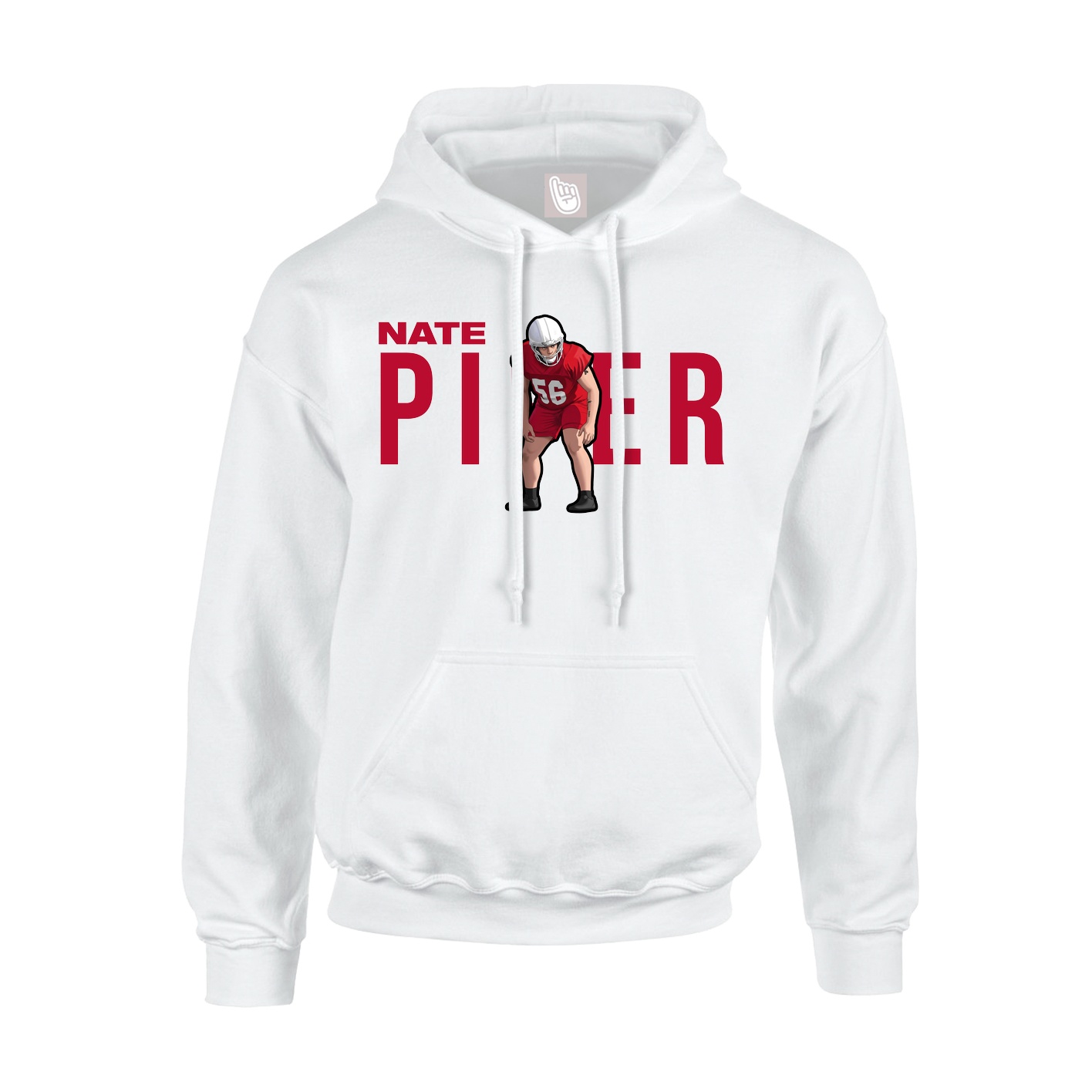 Hoodie — Player Name in White
