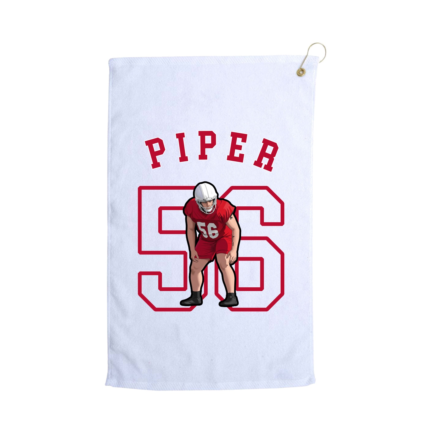 Golf Towel — Shirsey Arch in White