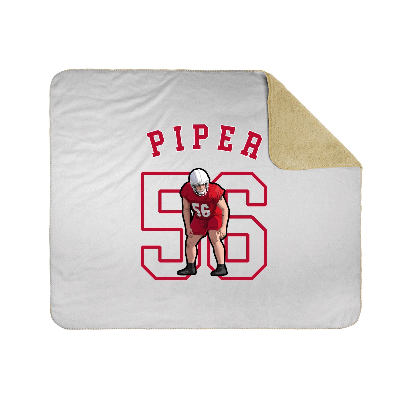 Throw Blanket — Shirsey Arch in White