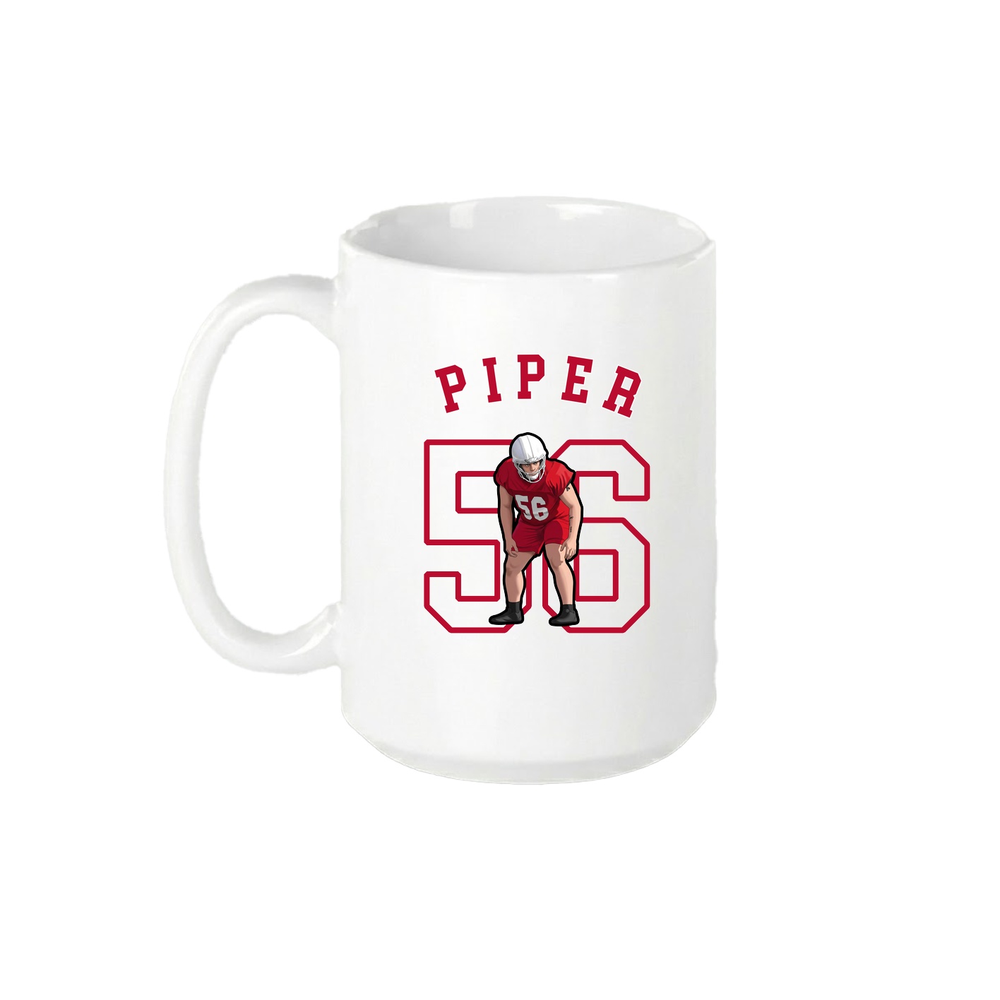 15oz Coffee Mug — Shirsey Arch in White