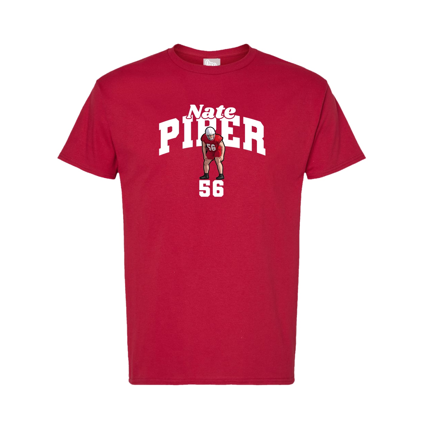 Tee — Signature Arch in Crimson