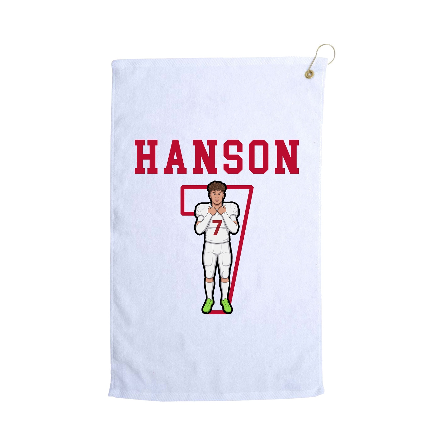 Golf Towel — Shirsey in White