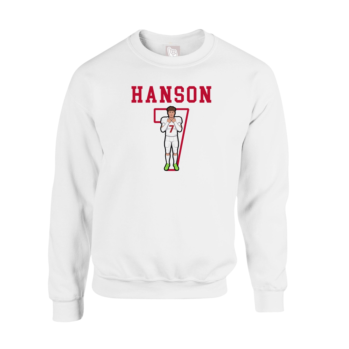 Fleece Crew — Shirsey in White