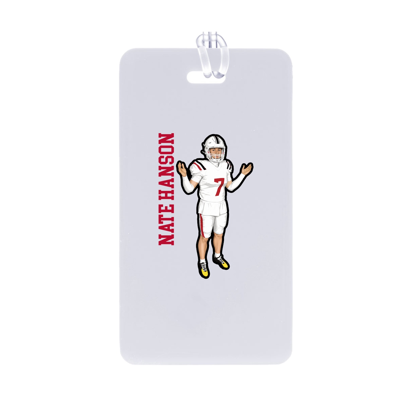 Bag Tag — Name Vertical in Classic