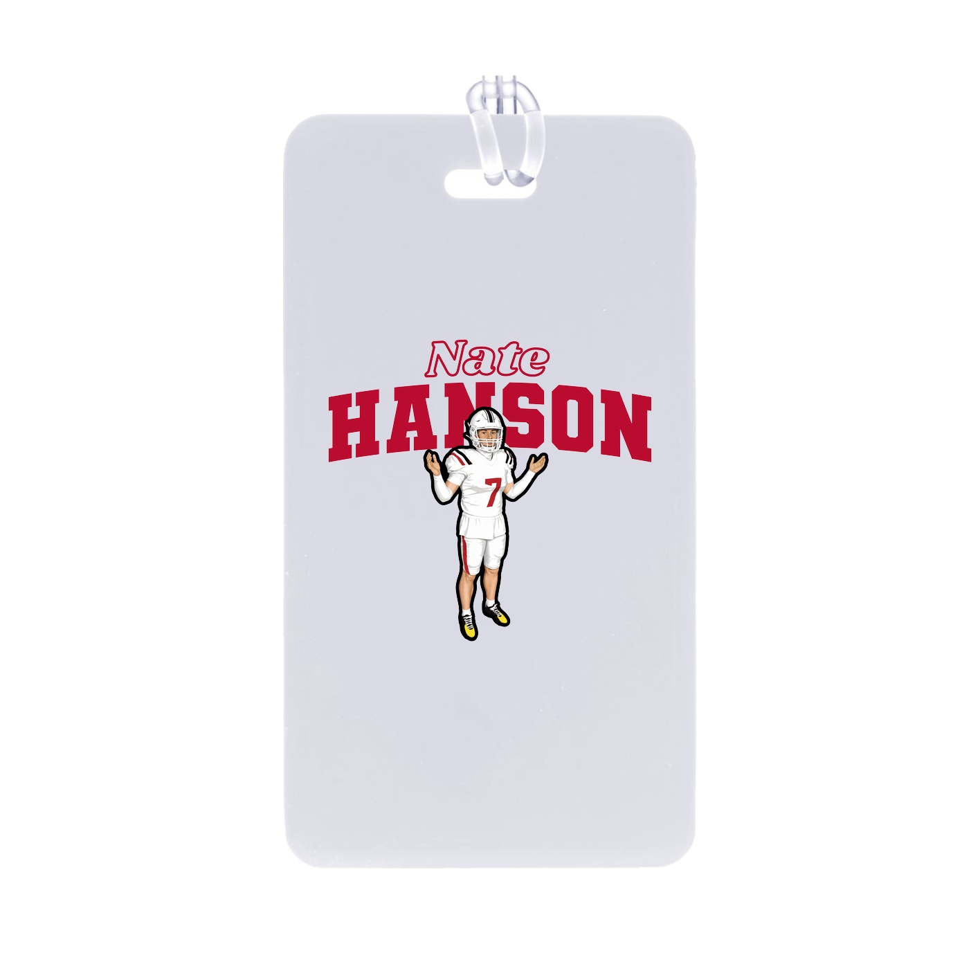 Bag Tag — Name Arch in Classic