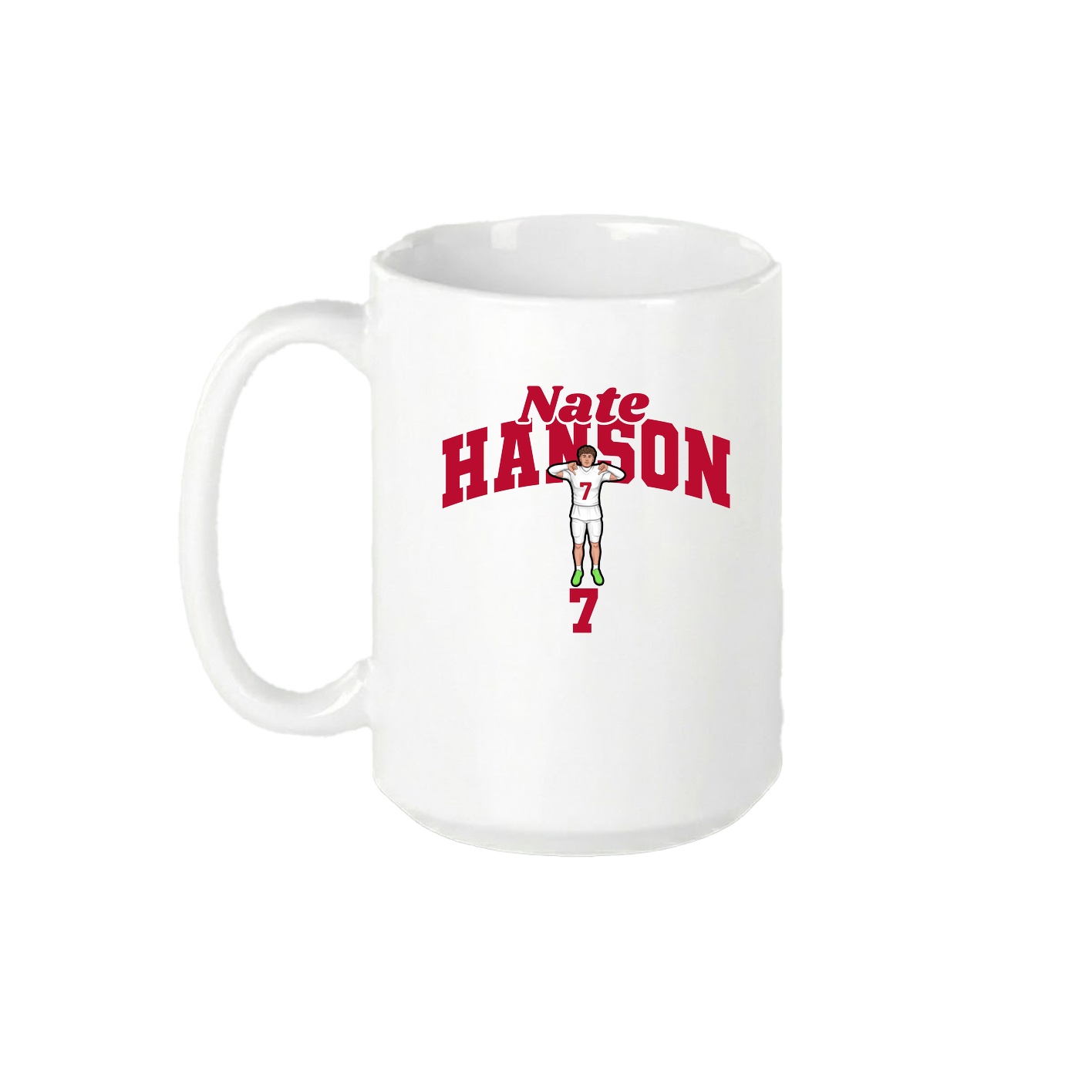 15oz Coffee Mug — Signature Arch in White