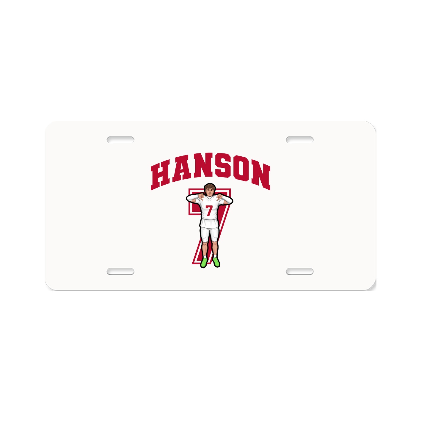 License Plate — Number in Classic