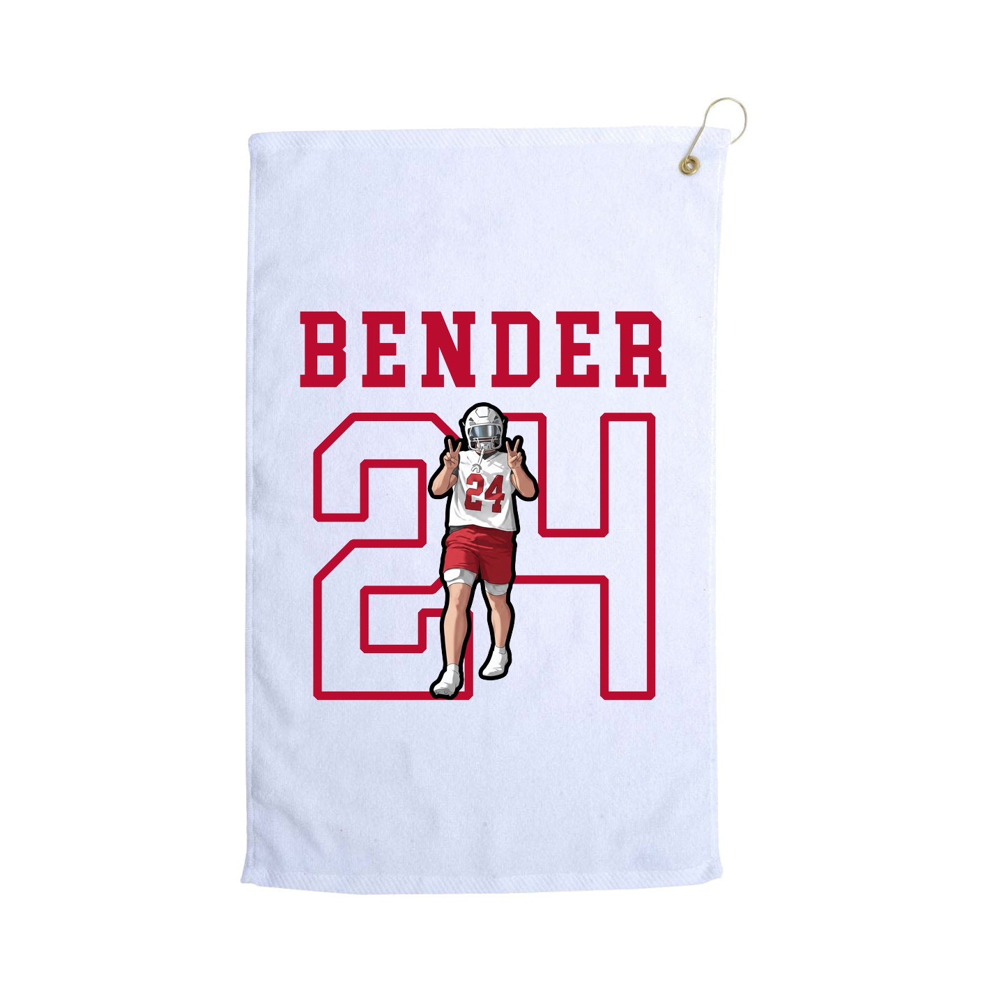 Golf Towel — Shirsey in White
