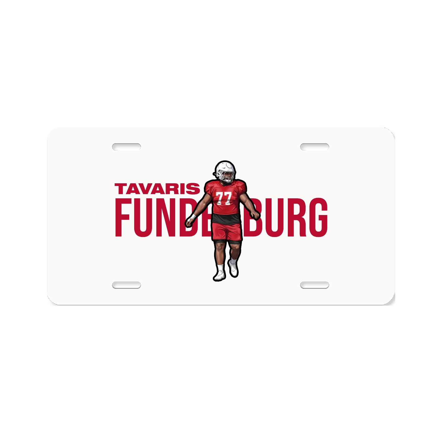License Plate — Player Name in Classic