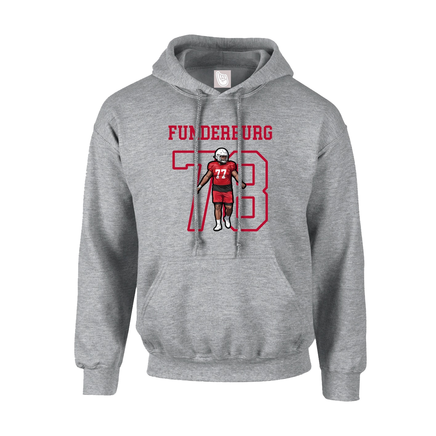 Hoodie — Shirsey in Grey