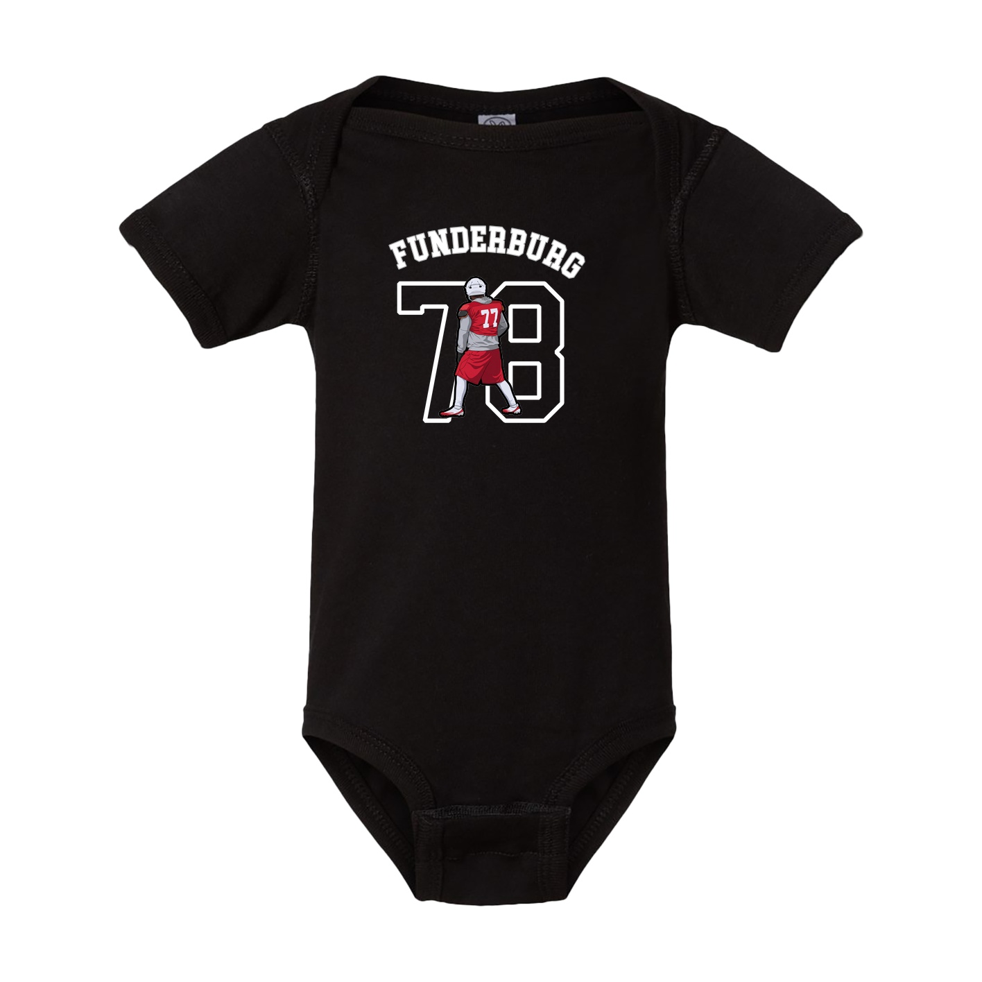 Baby Onesie — Shirsey Arch in Black