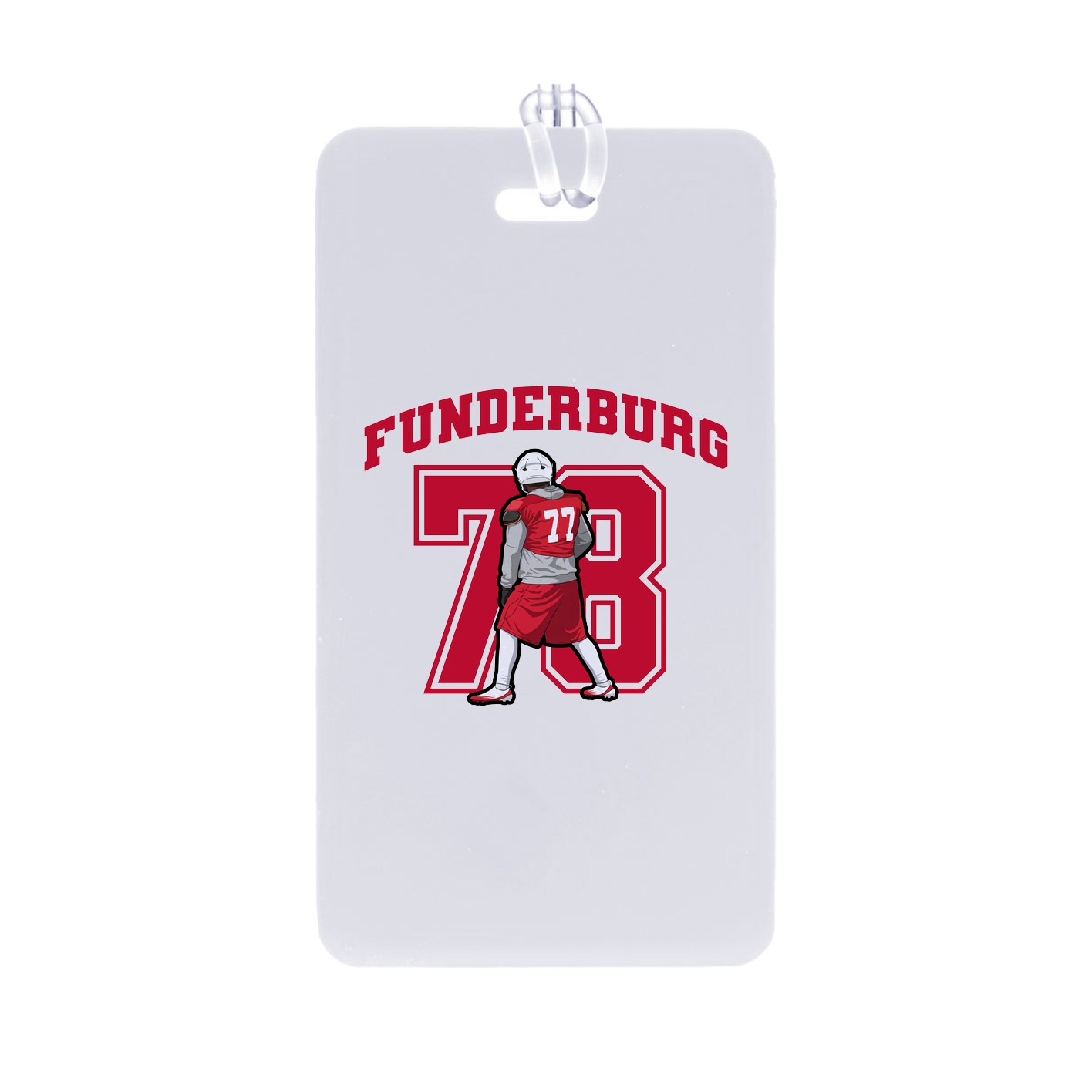 Bag Tag — Number in Classic