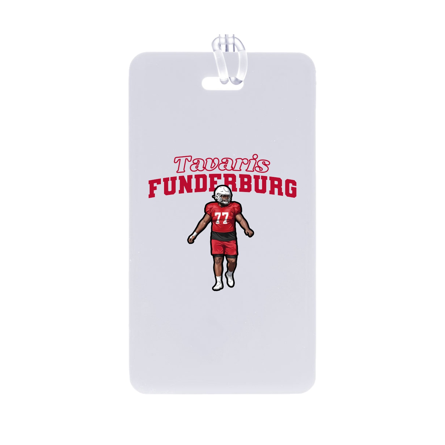 Bag Tag — Name Arch in Classic