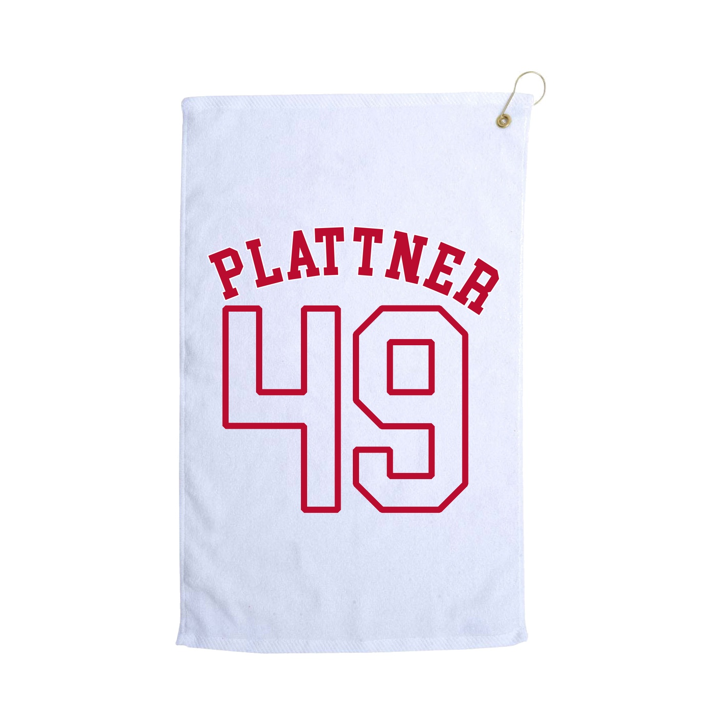 Golf Towel — Shirsey Arch in White