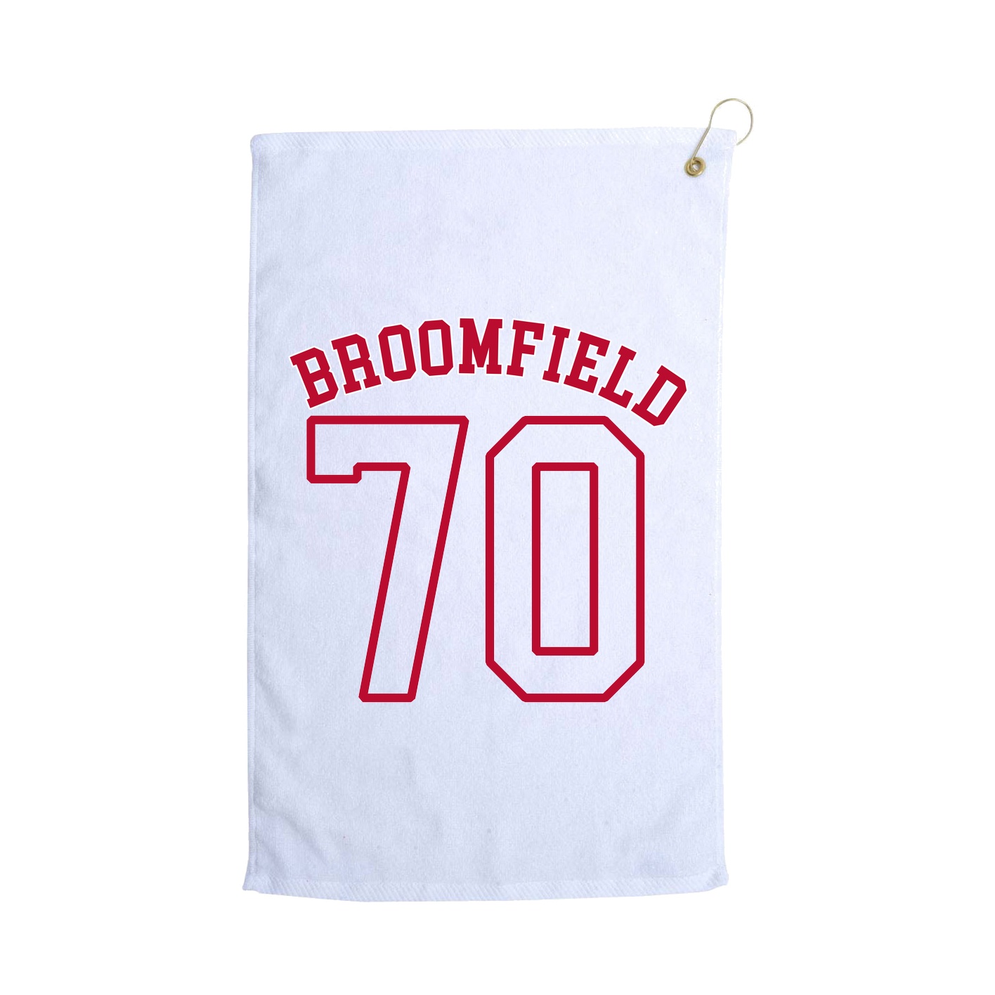 Golf Towel — Shirsey Arch in White