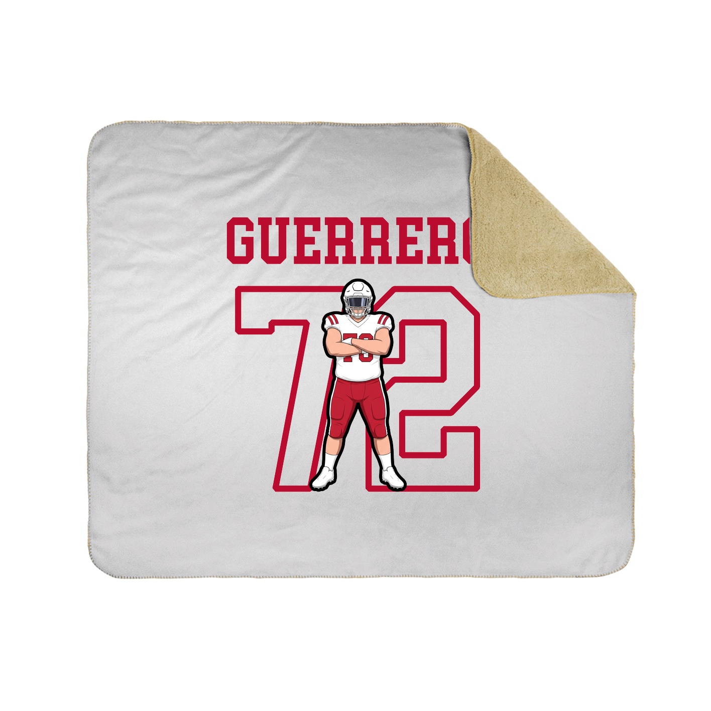 Throw Blanket — Shirsey in White