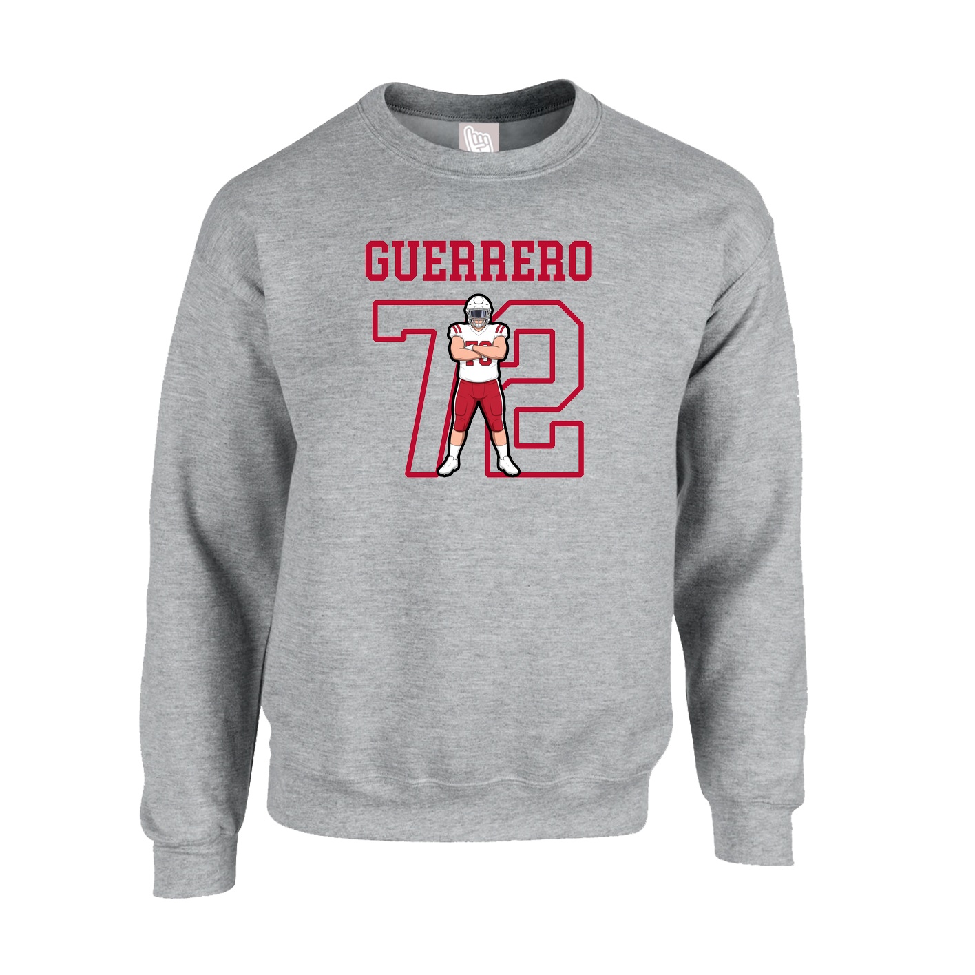 Fleece Crew — Shirsey in Grey