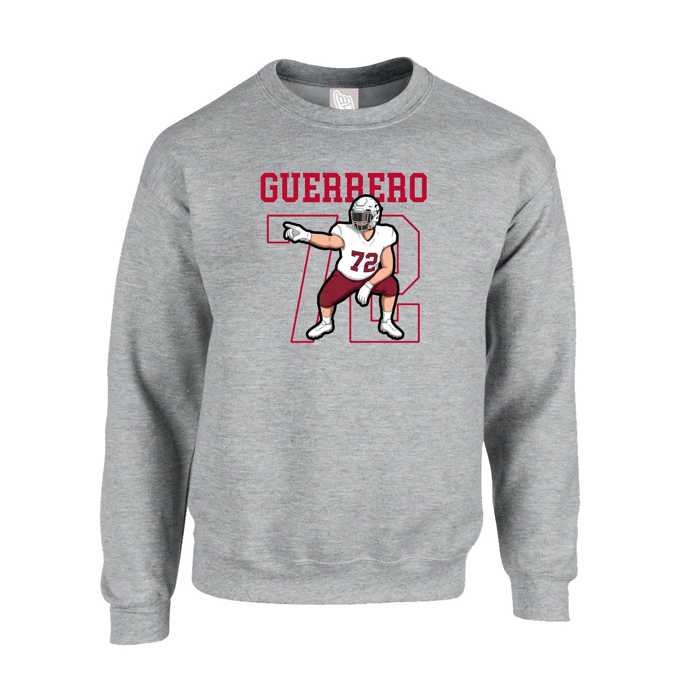Fleece Crew — Shirsey in Grey