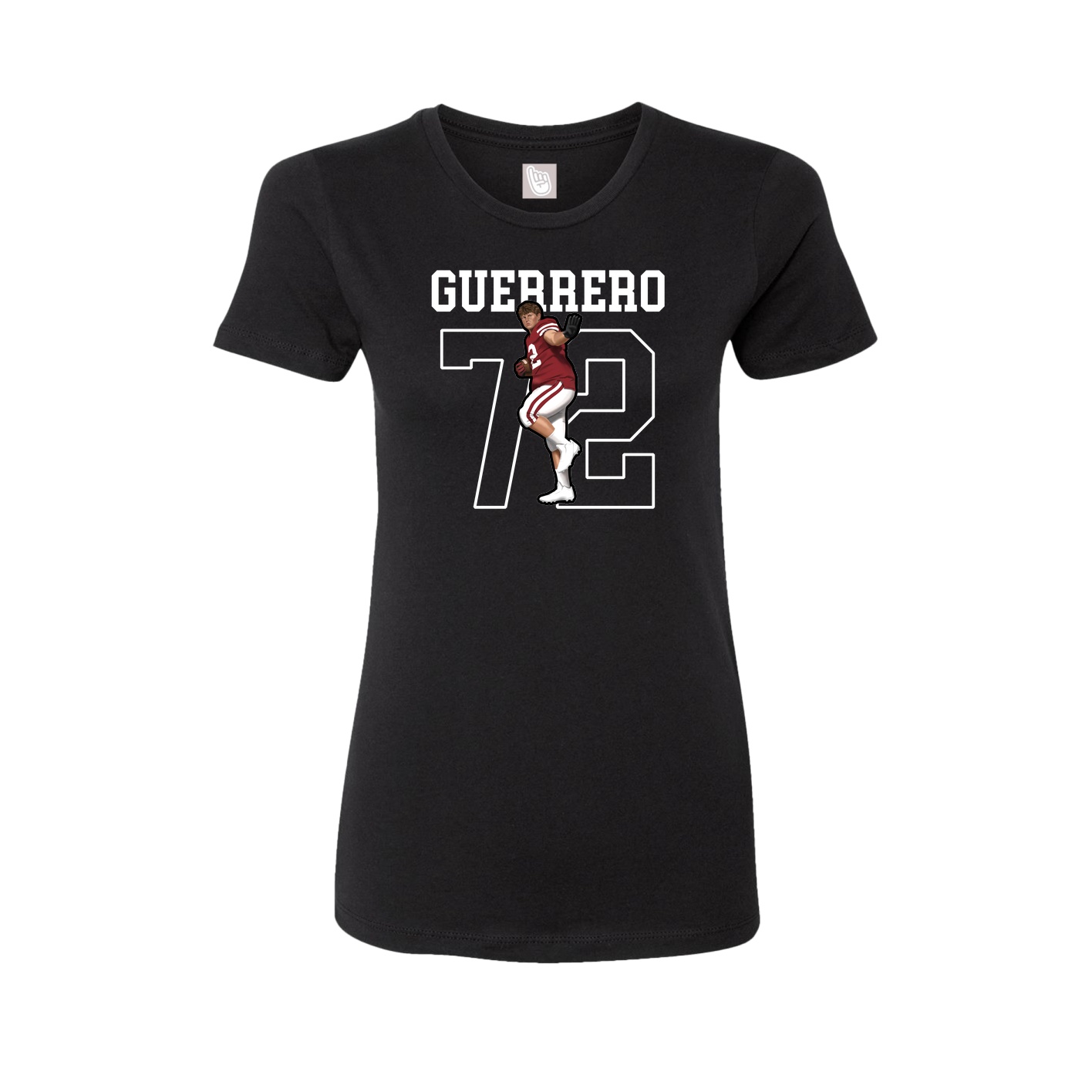 Fitted Women's Tee — Shirsey in Black