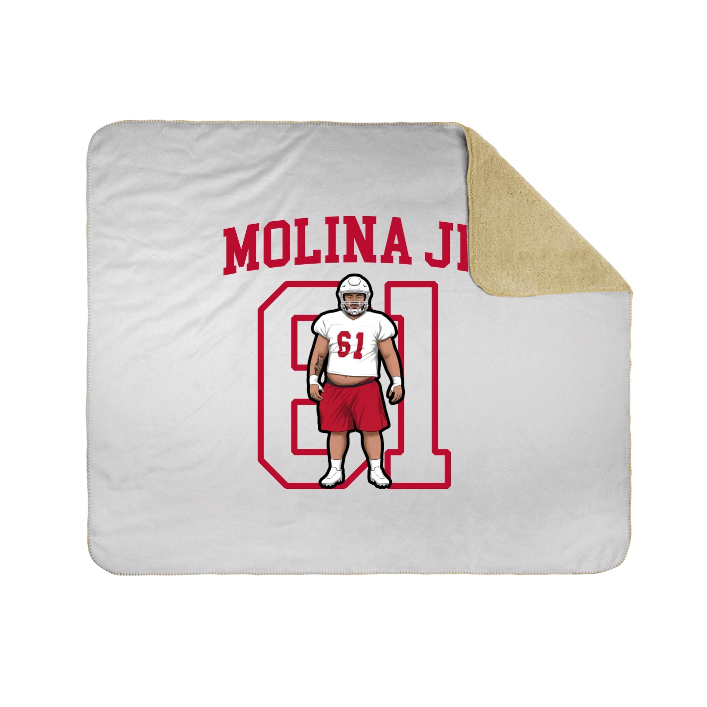 Throw Blanket — Shirsey in White