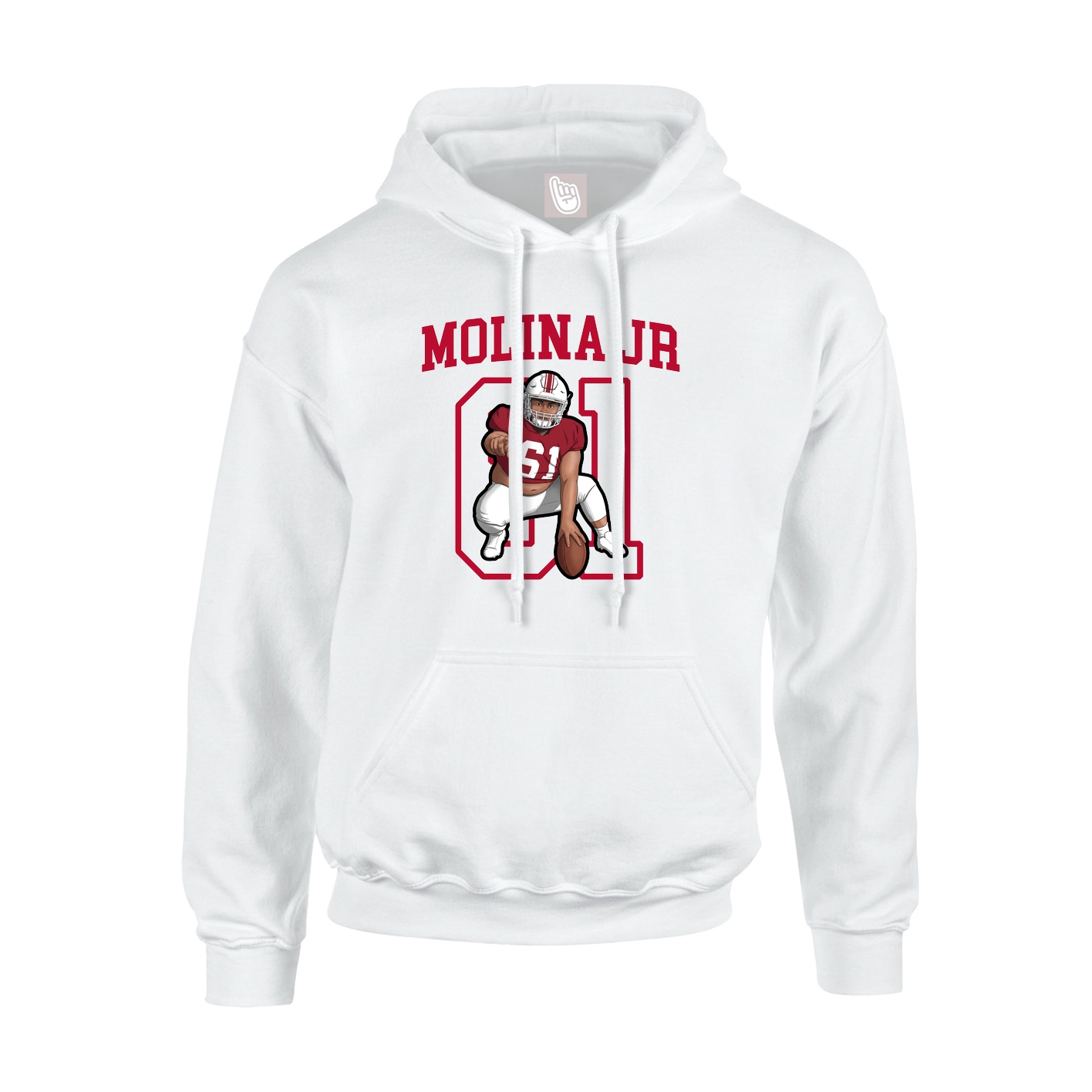 Youth Hoodie — Shirsey in White
