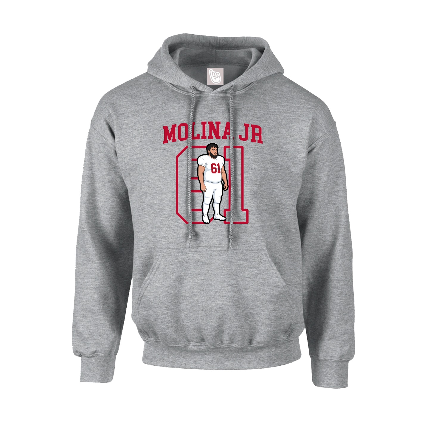 Hoodie — Shirsey in Grey