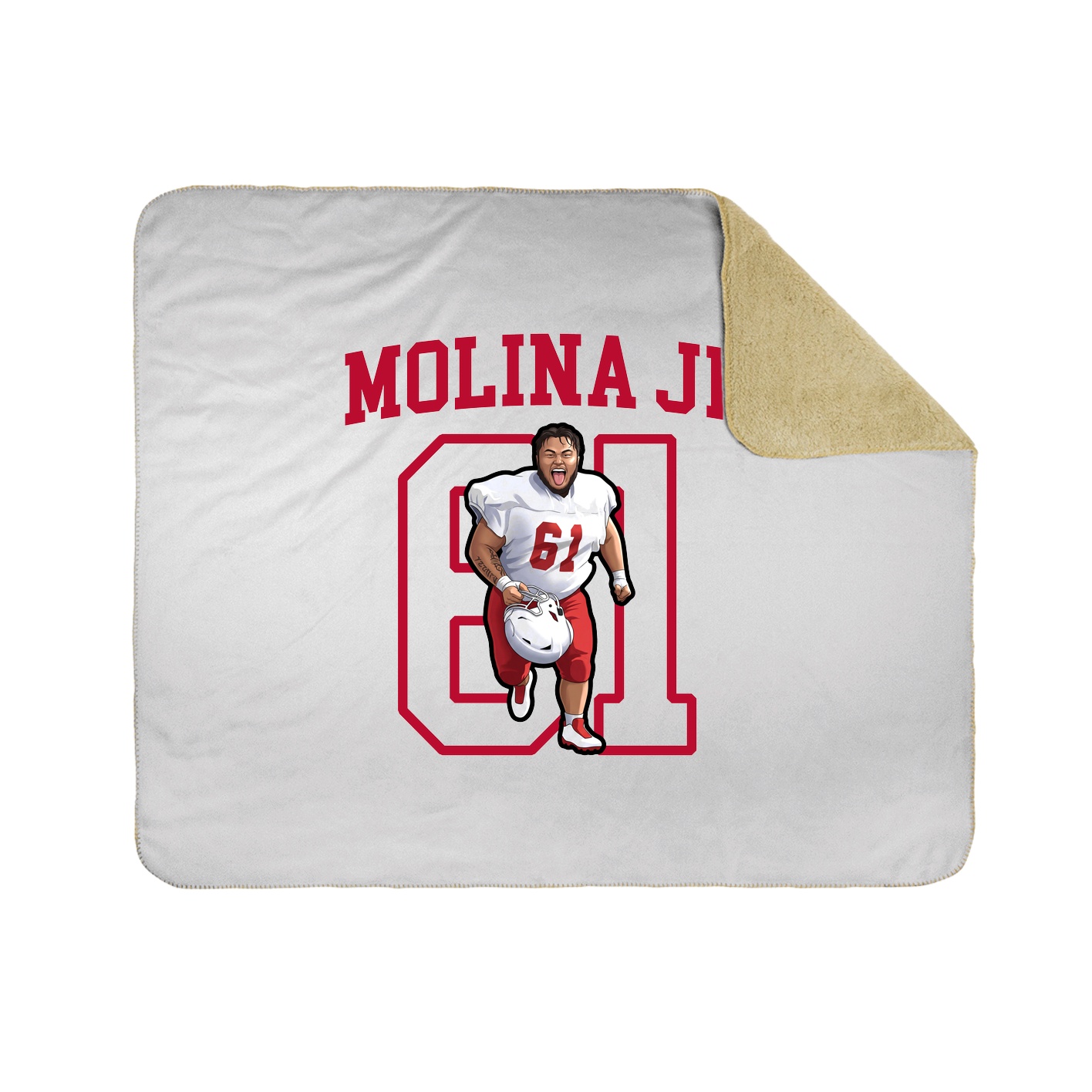 Throw Blanket — Shirsey in White
