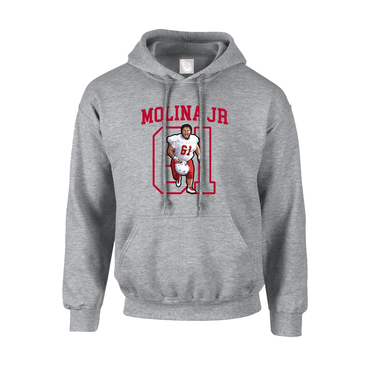 Hoodie — Shirsey in Grey